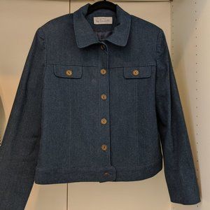 Vintage Via Condotti Denim Jacket - Made in Canada